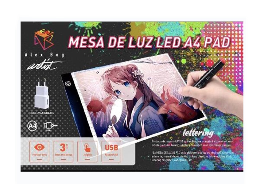 TAULA DE LLUM LED A4