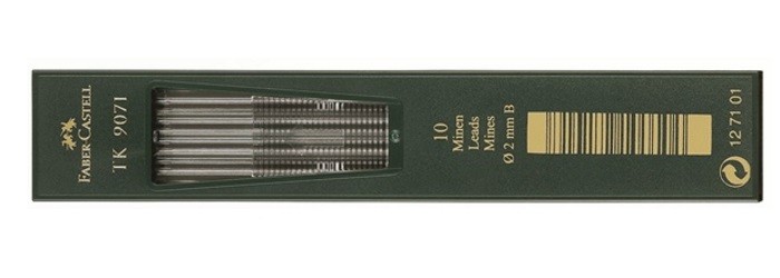 MINES FABER CASTELL  2mm. B
