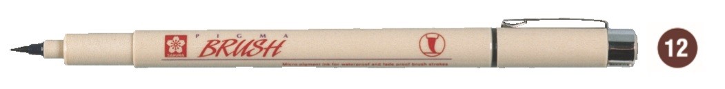 RETOLADOR PIGMA BRUSH - SIENA