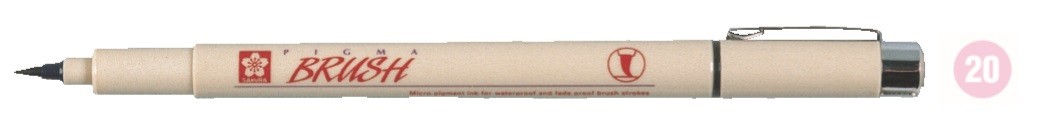 RETOLADOR PIGMA BRUSH - ROSA