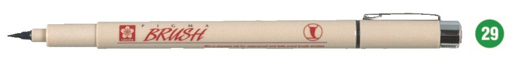 RETOLADOR PIGMA BRUSH - VERD