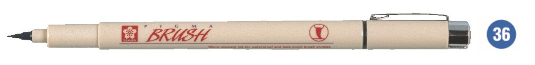 RETOLADOR PIGMA BRUSH - BLAU