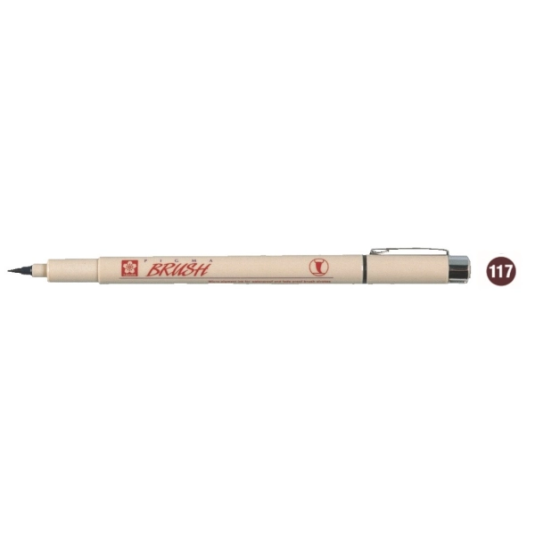 RETOLADOR PIGMA BRUSH - SEPIA