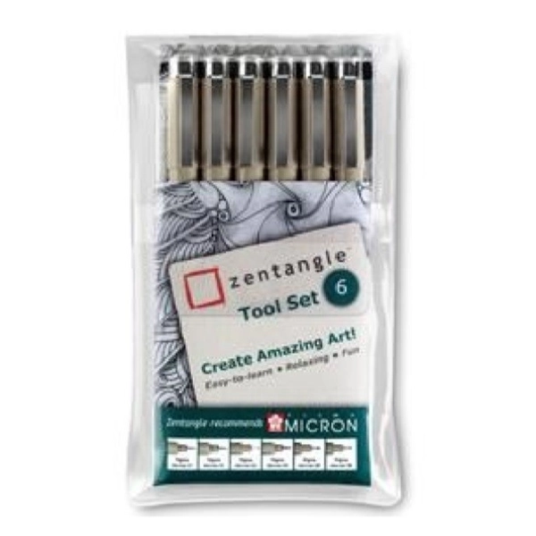 ZENTANGLE SET 6 PECES