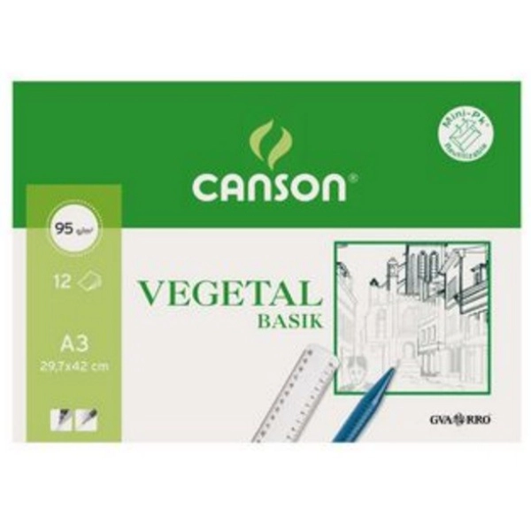 PACK VEGETAL 95gr. A3   12 FULLS