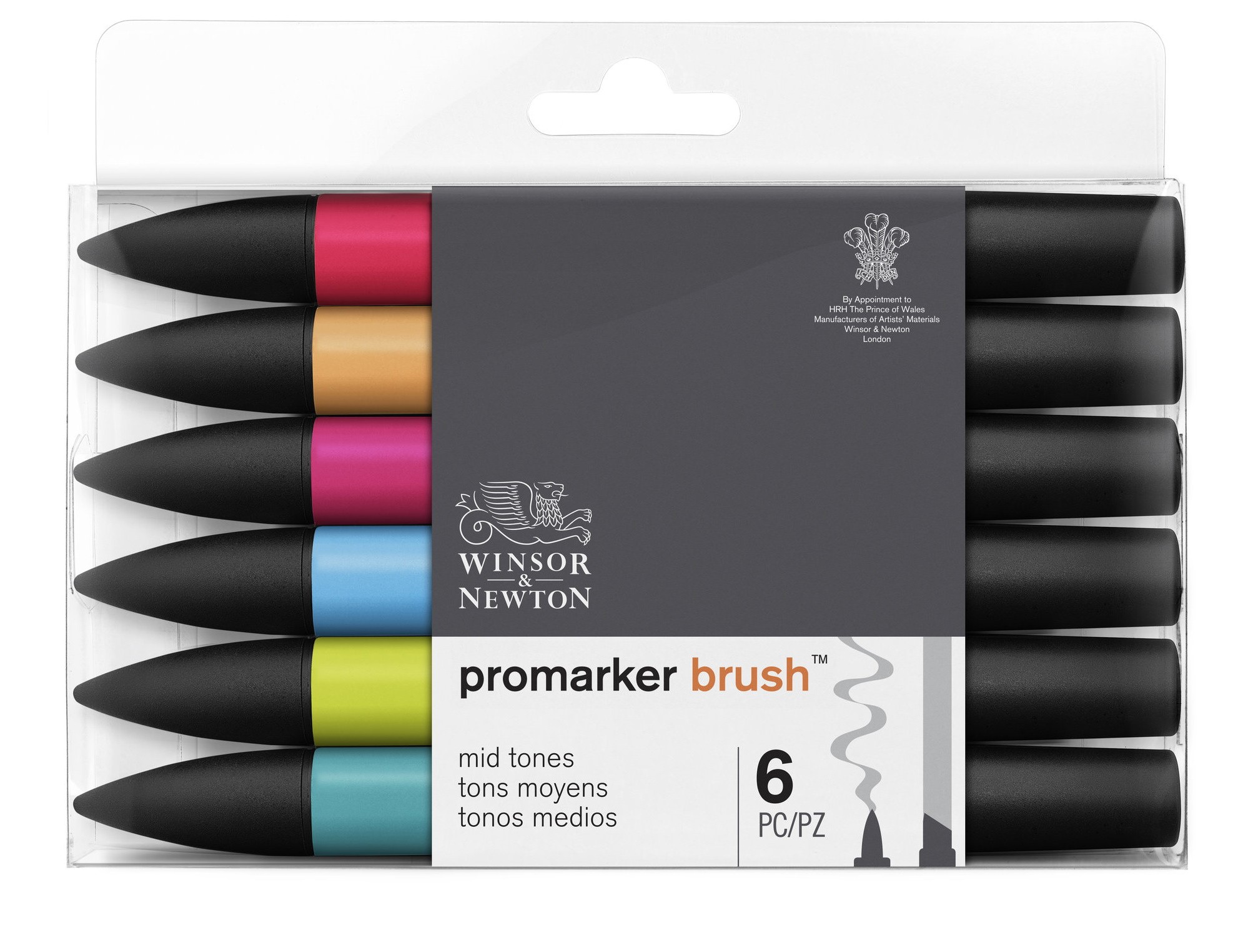 SET 6 BRUSHMARKER TONS MITJOS
