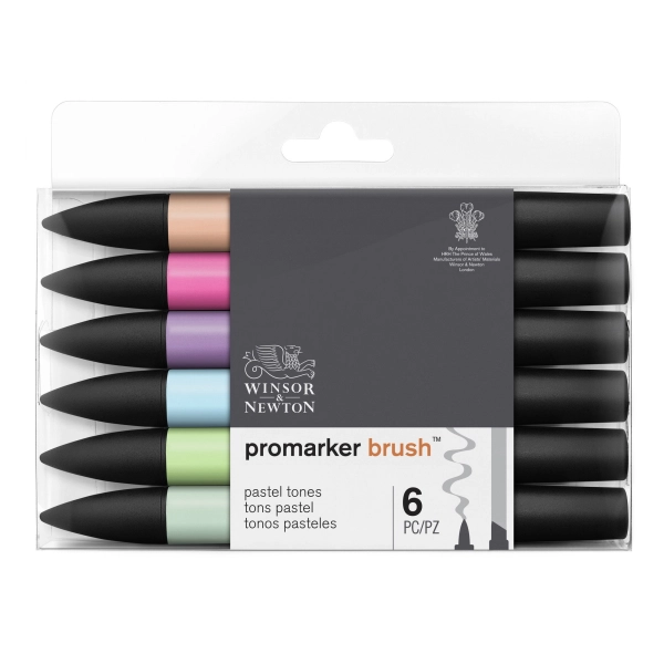 SET 6 BRUSHMARKER TONS PASTELL