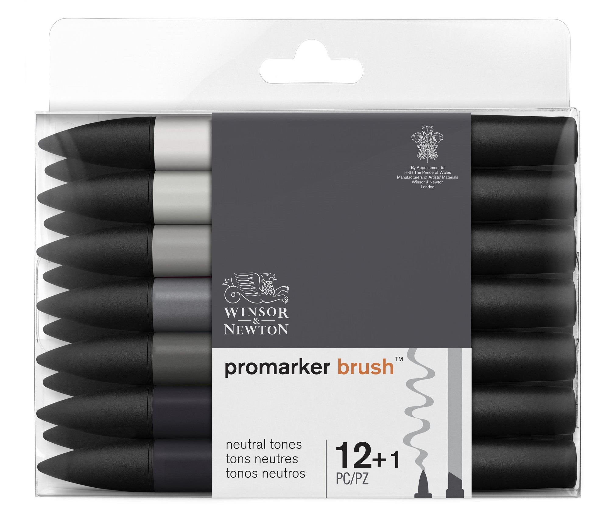 SET 12+1 BRUSHMARKER TONS NEUTRES