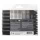 SET 12+1 BRUSHMARKER TONS NEUTRES