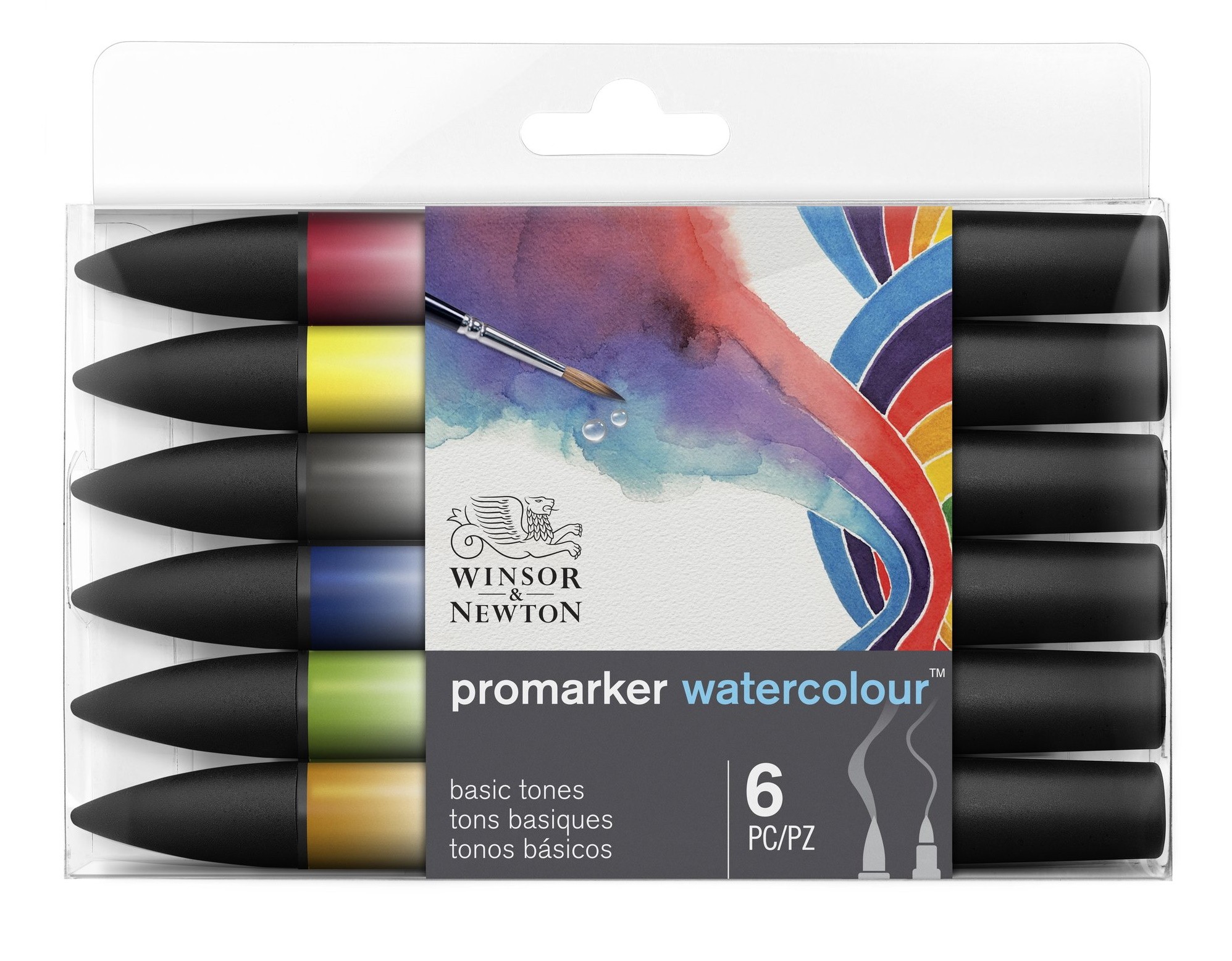 SET 6 RETOLADORS AQUAREL·LA W&N