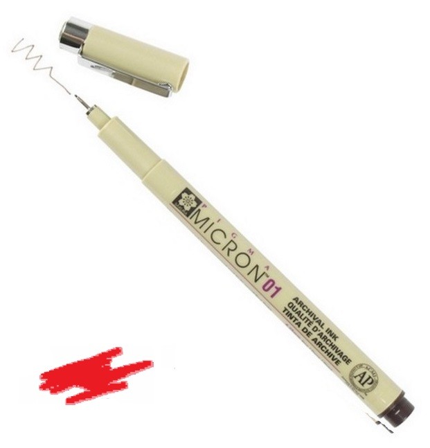 PIGMA MICRON 01-VERMELL