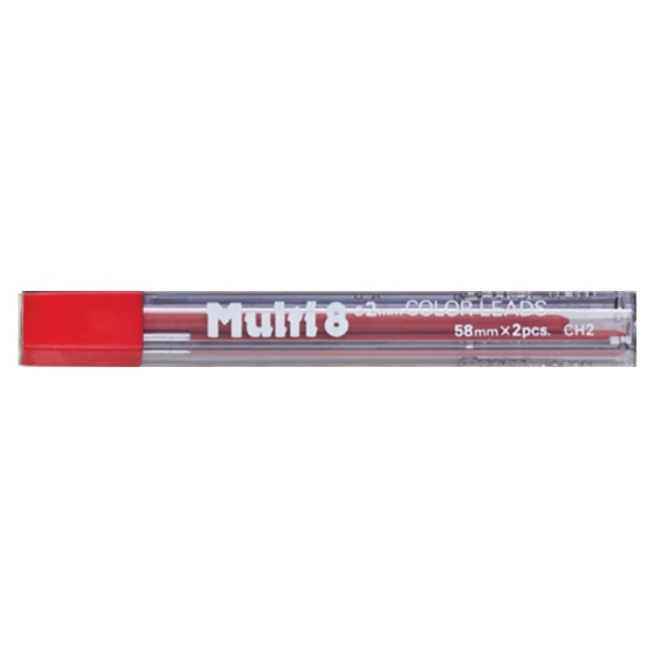 2 MINES PENTEL DE 2mm-VERMELL