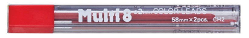 MINES PENTEL DE 2mm-VERMELL