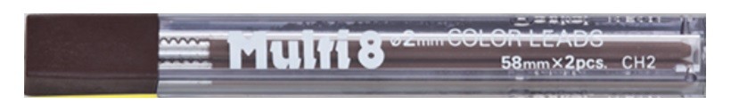 MINES PENTEL DE 2mm-MARRÓ