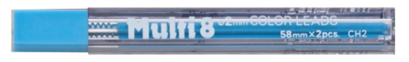 MINES PENTEL DE 2mm-BLAU CLAR