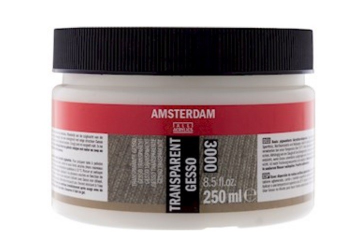 GESSO TRANSPARENT AMSTERDAM 250 ml