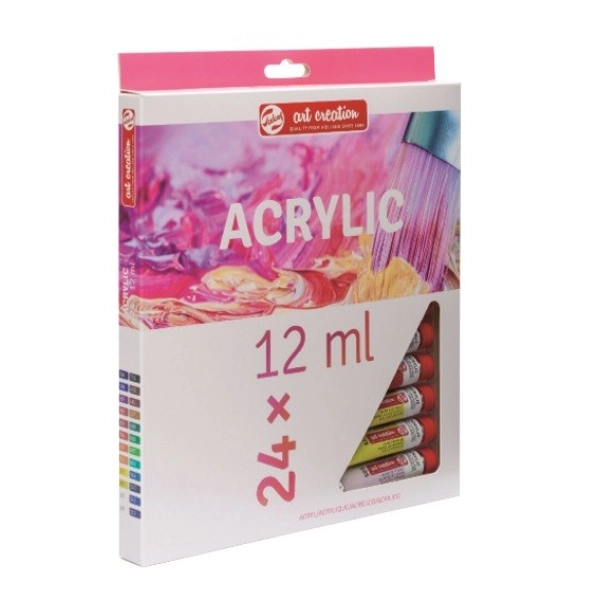ACRILIC ARTCREATION SET 24 TUBS