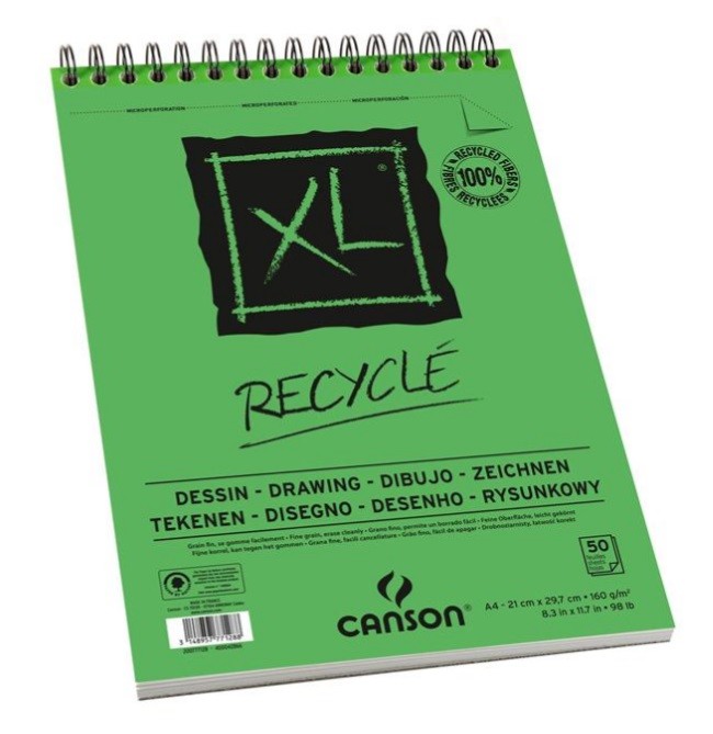 BLOC XL RECICLAT A5 160gr. 25 FULLS
