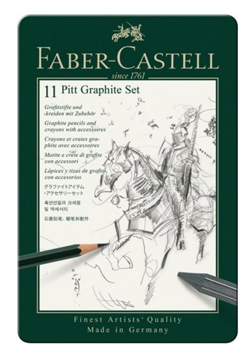 PITT FABER-CASTELL 11 PECES GRAFIT