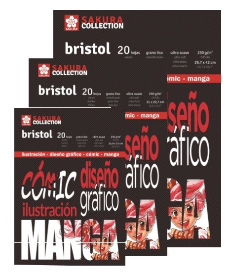 BLOC MANGA A3 250 gr. 20 FULLS