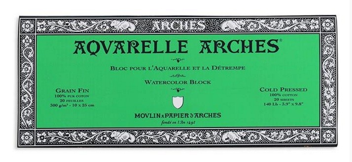 BLOC ARCHES 300gr.GF 25x10 20 FULLS