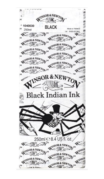 TINTA XINA NEGRE W&N 250ml.