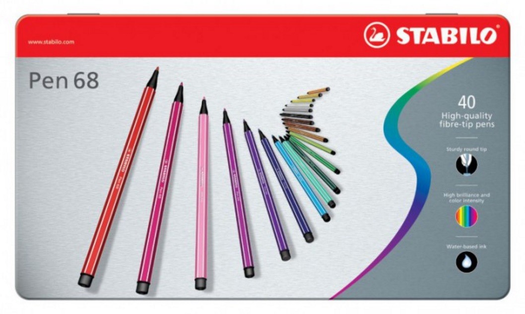 STABILO PEN68 ESTOIG 40 RETOLADORS