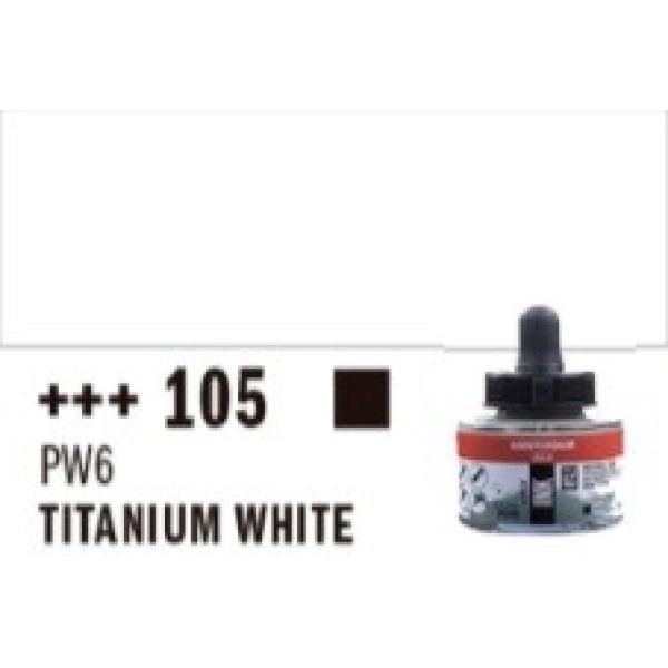 TINTA ACRÍLICA 30ml-BLANC TITANI