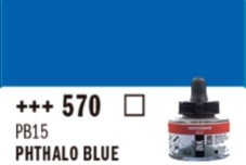 TINTA ACRÍLICA 30ml-BLAU FTALO