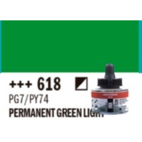 TINTA ACRÍLICA 30ml-VERD PERM.CLAR