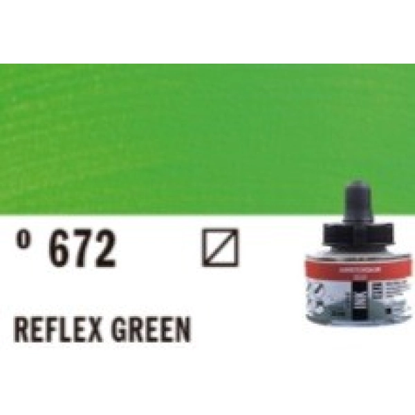 TINTA ACRÍLICA 30ml-VERD REFLEX