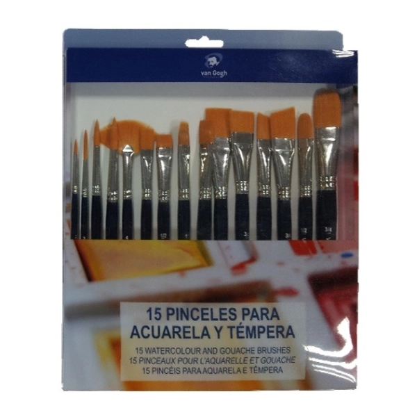 SET 15 PINZELLS VAN GOGH CURTS TORAI