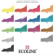 ECOLINE SET 15 RETOLADORS