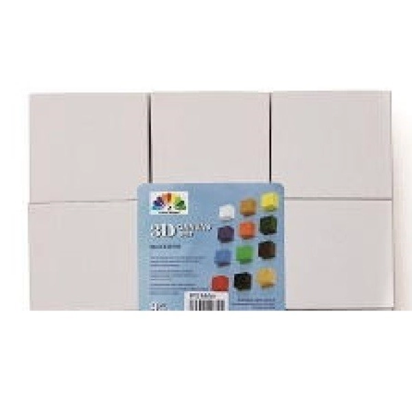 SET 6 MINI BASTIDORS 3D 8x8 cms.