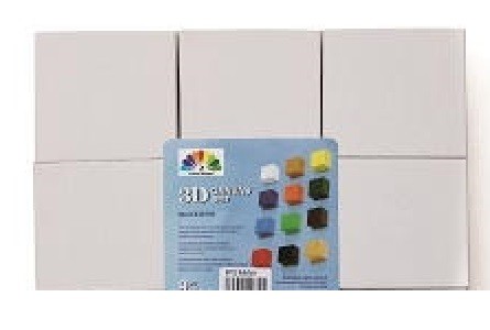 SET 6 MINI BASTIDORS 3D 8x8 cms.