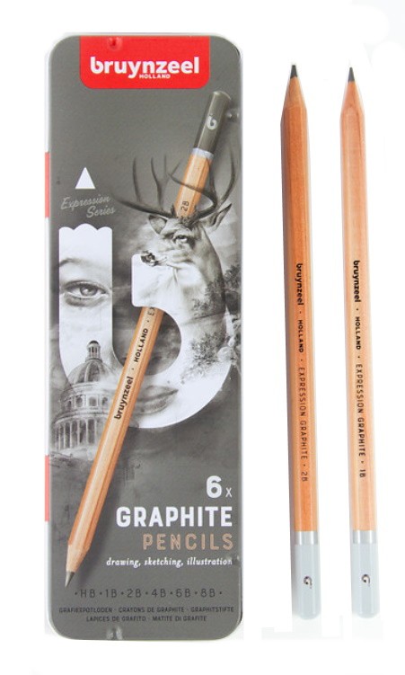 BRUYNZEEL 6 LLAPIS GRAPHITE EXPRESSION