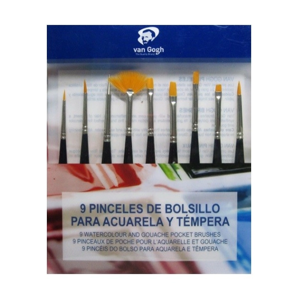 SET 9 PINZELLS MINI VAN GOGH  TORAI