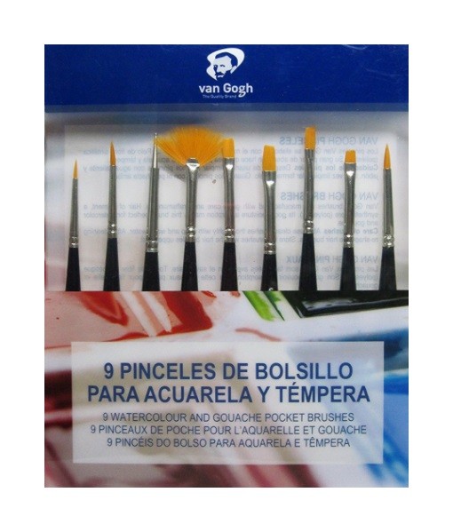 SET 9 PINZELLS MINI VAN GOGH  TORAI