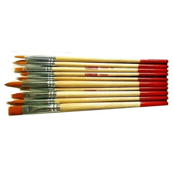 SET 10 PINZELLS ARTCREATION CURTS TORAI