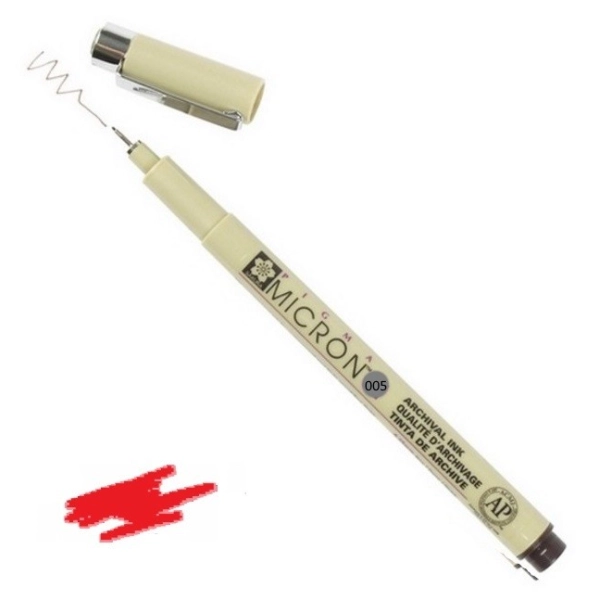PIGMA MICRON 005-VERMELL