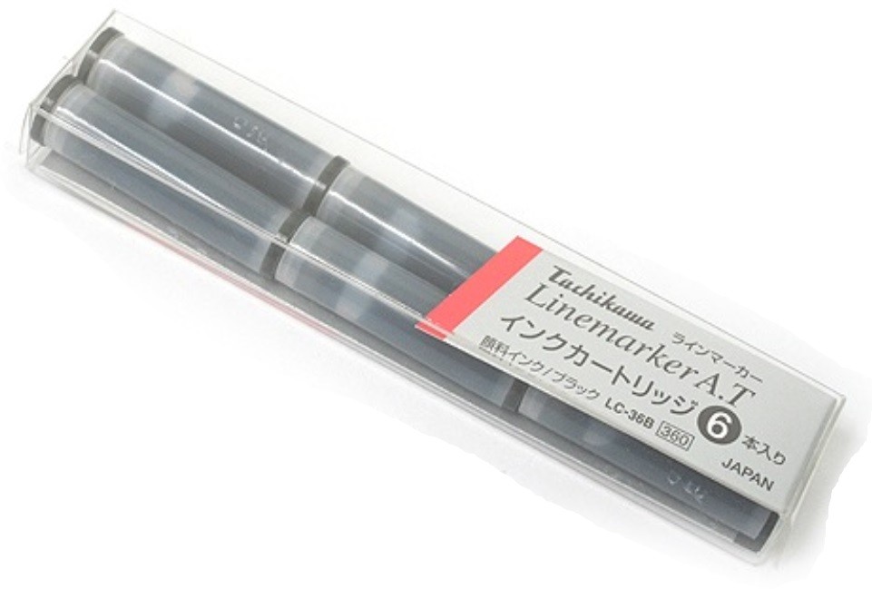 CARTUTXOS LINEMARKER TINTA NEGRA (6)