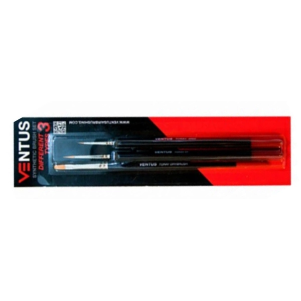 SET 3 PINZELLS VENTUS CURTS TORAI