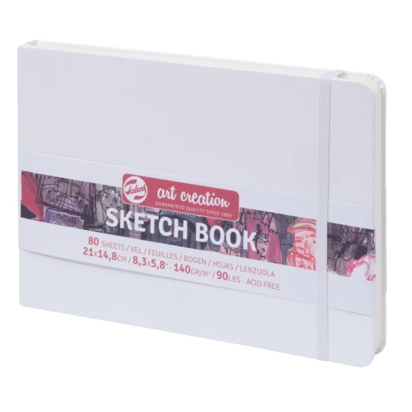 BLOC ARTCREATION BLANC A5 HORITZONTAL