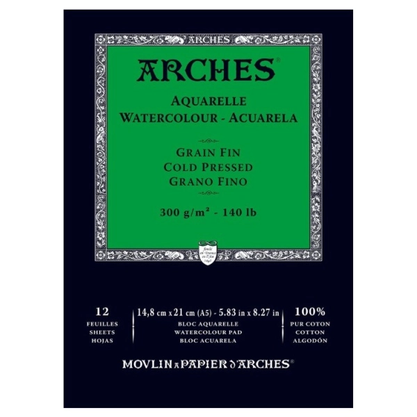 BLOC ARCHES 300g.GF A5 12fulls