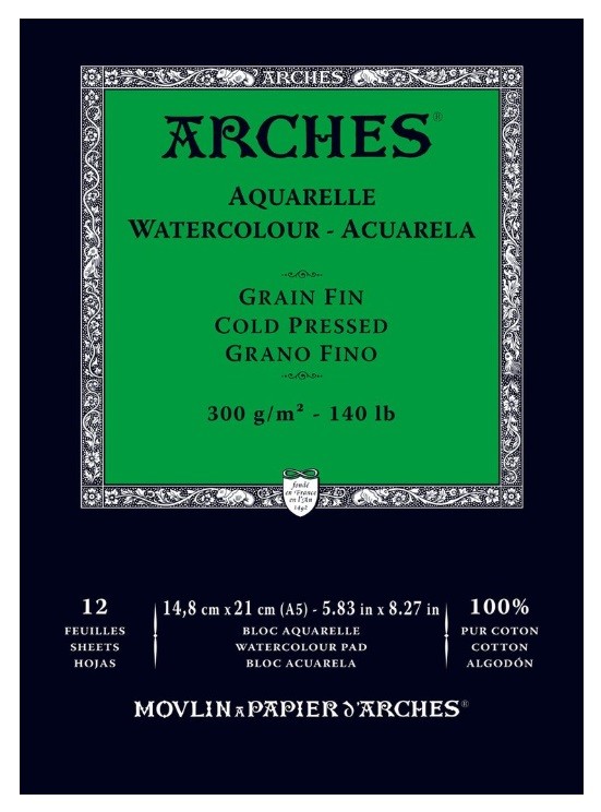 BLOC ARCHES 300g.GF A5 12fulls