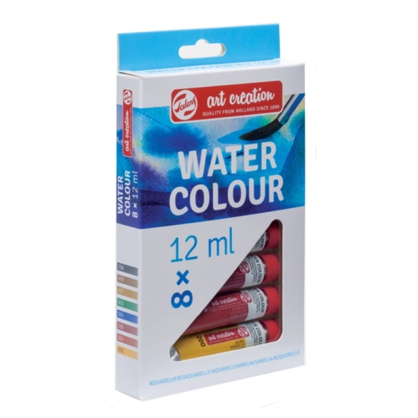 ARTCREATION SET 8 TUBS AQUAREL·LA