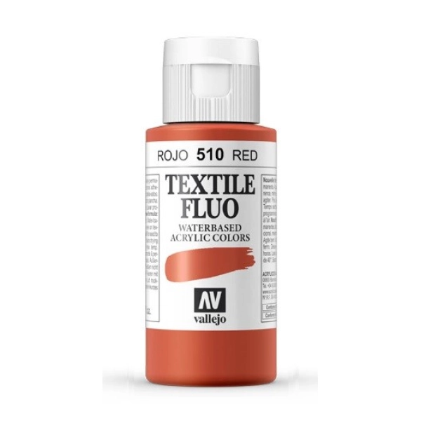 TEXTIL FLUOR 60ml.-VERMELL