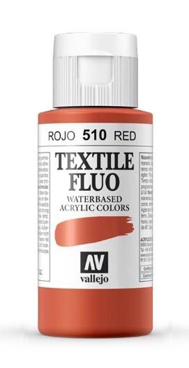 TEXTIL FLUOR 60ml.-VERMELL