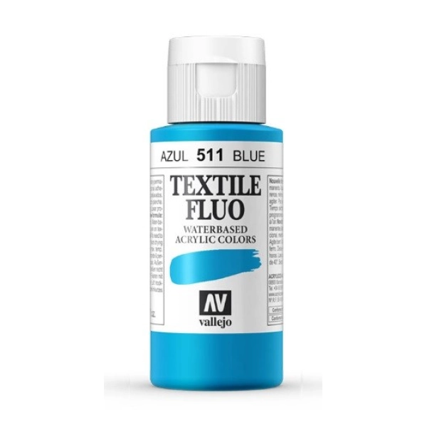 TEXTIL FLUOR 60ml.-BLAU