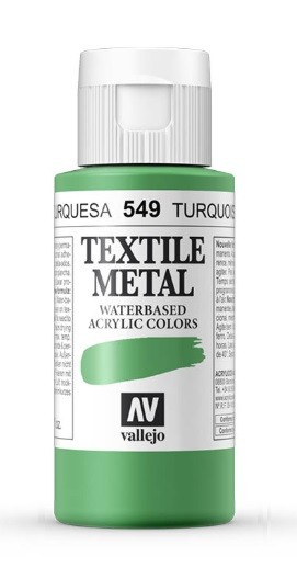 TEXTIL METAL 60ml.-TURQUESA